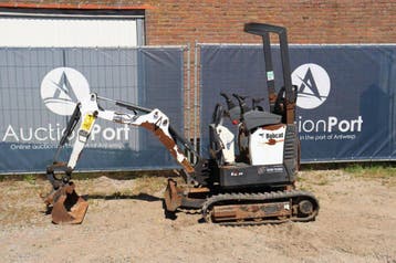 Veiling: Minigraver Bobcat E10Z Diesel 2019, Ophalen, Graafmachine