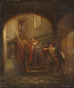 Nederlandse school (XVIII) - De moord op Willem van Oranje