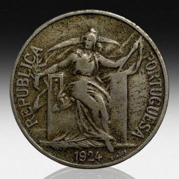 Portugal. Essay in Cupro-Nickel of 1 Escudo of 1924 (1924) -