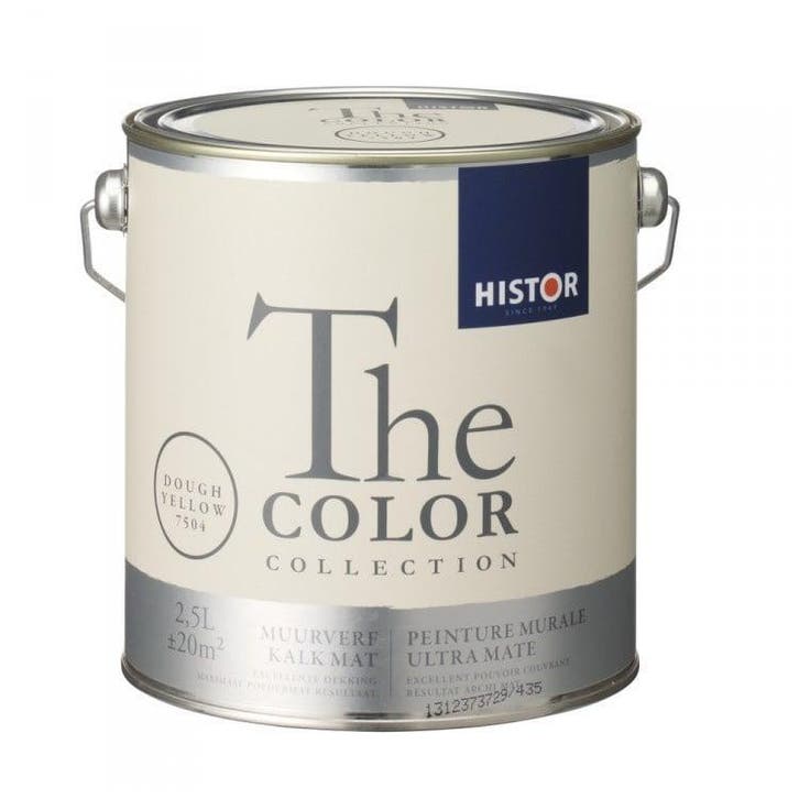 Histor The Color Collection Kalkmat - Dough Yellow 7504 -..., Doe-het-zelf en Verbouw, Verf, Beits en Lak, Verf, Geel, Nieuw, 5 tot 10 liter