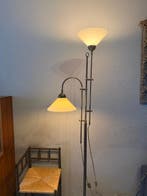 Staande lamp - Messing, Glas - Verstelbaar tot 200 cm!