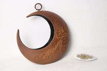 Vaas - IJzer - Japan - Crescent Moon Grapevine (Zonder