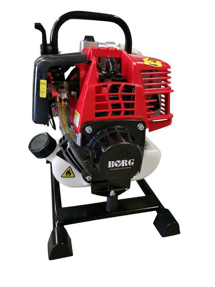 Borg 4 takt benzine Motorpomp / pomp - incl slangen + filter, Tuin en Terras, Waterpompen, Beregeningspomp, Nieuw, Ophalen of Verzenden