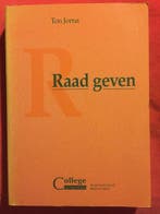 Raad geven / Humanistische bibliotheek 9789052560762, Verzenden, Gelezen, T. Jorna