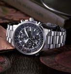 Citizen - Collezione Promaster SKY Crono Pilot Acciaio, Nieuw