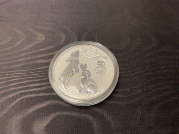 Australië. 1 Dollar 2023, Year of the Rabbit, 1 Oz (Zonder
