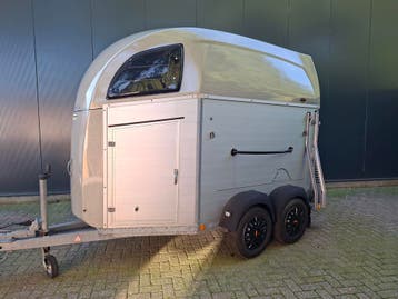 Bockmann Champion Aluminium 2 paards, zadelkast, Nieuwstaat, Zo goed als nieuw, Aluminium, 2-paards trailer
