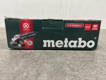 Veiling - Metabo haakse slijper 1700W WEV 17-125 Quick, Nieuw