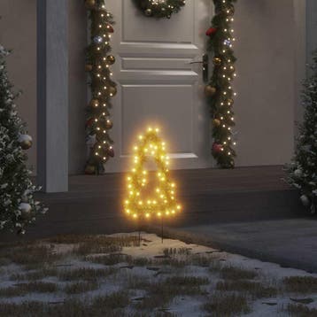 vidaXL Kerstverlichting kerstboom 3 st met grondpinnen 50, Verzenden, Nieuw