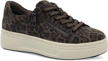 Tamaris Comfort Essentials Dames Sneakers - Mocca Luipaard M, Verzenden, Nieuw