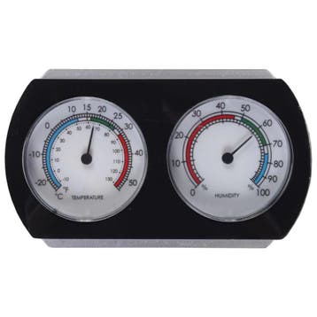 Hendrik Jan Hygro-thermometer analoog met thermometer en..., Ophalen of Verzenden, Nieuw