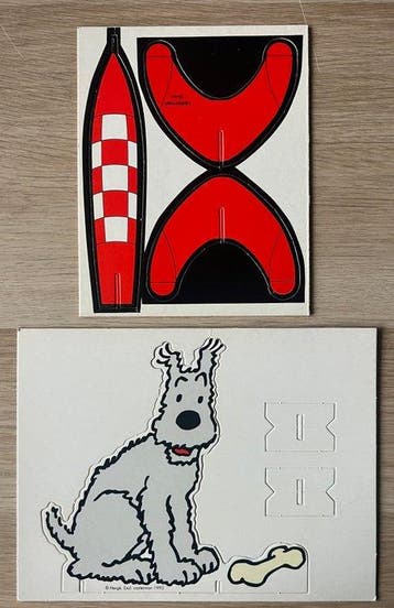 Kuifje - 2 Promotional Material - Casterman - 1990, Nieuw