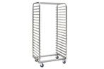 RVS regaalwagen bakery 800x600mm - 20 niveaus - type h -..., Verzenden, Nieuw in verpakking