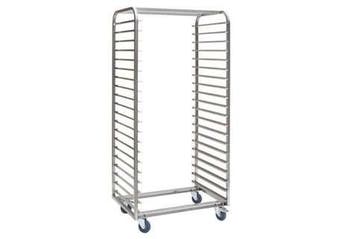 RVS regaalwagen bakery 800x600mm - 20 niveaus - type h -..., Verzenden, Nieuw in verpakking