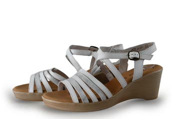 Gabor Sandalen in maat 40 Wit, Verzenden, Wit, Gabor, Sandalen of Muiltjes
