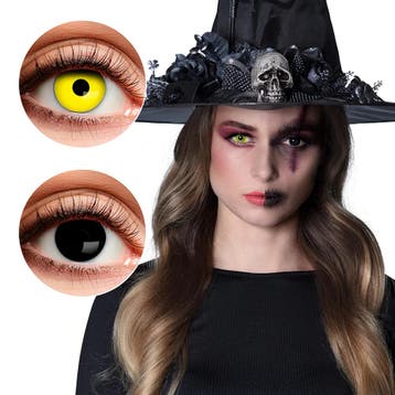 Paar 3-maands duolenzen Crazy witch, Ophalen of Verzenden, Nieuw