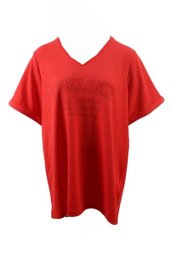 Wasabiconcept T-shirt in maat 44 Rood, Wasabiconcept, Verzenden, Zo goed als nieuw, Rood