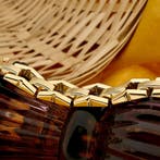 Gouden Bismarck schakel armband (Schakelarmband), Ophalen of Verzenden, Gebruikt, Overige kleuren, Goud