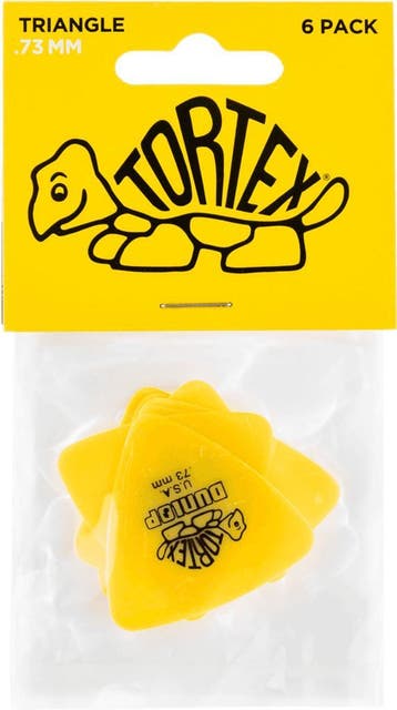 Jim Dunlop 431P073 Tortex bas plectrum 0.73 mm 6-pack, Muziek en Instrumenten, Instrumenten | Toebehoren, Ophalen of Verzenden
