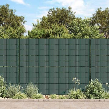 vidaXL Privacystrip 70x0,19 m PVC groen, Verzenden, Nieuw, Kunststof, Minder dan 1 meter