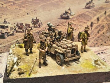 Tamiya 1:35 - Model militair voertuig - Diorama COSTRUITO, Nieuw
