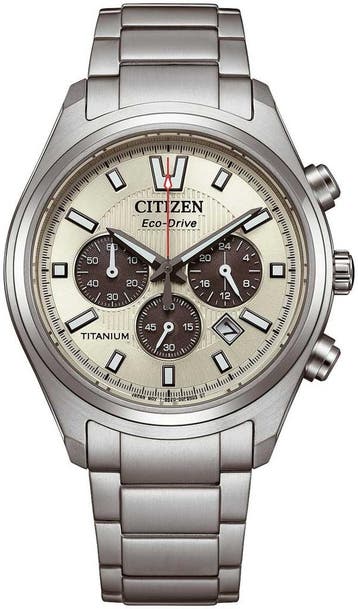 Citizen CA4750-51A Super Titanium Eco-Drive horloge 40 mm, Sieraden, Tassen en Uiterlijk, Horloges | Heren, Overige materialen