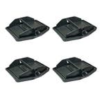 Steunplaten voor uitdraaisteunen hoekig - set van 4 stuks, Ophalen of Verzenden, Nieuw