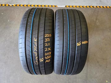 255/35/21 101Y AO GOODYEAR ZOMERBANDEN 6,4MM PROFIEL 2X, Auto-onderdelen, Banden en Velgen, Ophalen, Gebruikt, 255 mm, 21 inch