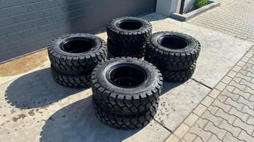 4 Dubbele Mitas 7.50-15 FL-08 Heftruck-Graafmachine wielen, Ophalen