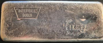 1 kg Interbee zilverbaar, Verzenden, Zilver