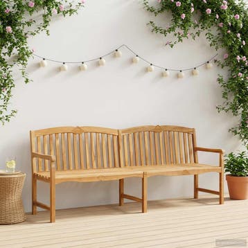vidaXL Handgemaakte Rozenbank 228 x 61 x 94,5 cm Massief, Verzenden, Nieuw