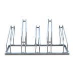 Fietsenrek 5 Fietsen Zilver - BRASQ, Fietsen en Brommers, Fietsaccessoires | Overige Fietsaccessoires, Nieuw