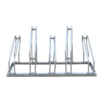 Fietsenrek 5 Fietsen Zilver - BRASQ, Nieuw