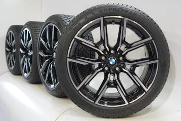 BMW 4 serie i4 G26 859M 19 inch velgen Goodyear Winterbanden, Auto-onderdelen, Banden en Velgen, 19 inch, Gebruikt, Velg(en), Winterbanden