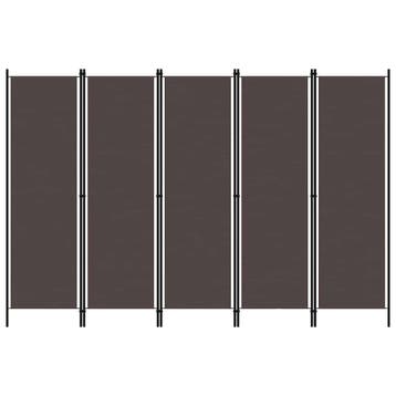vidaXL Kamerscherm met 6 panelen 300x180 cm bruin, Huis en Inrichting, Verzenden, Nieuw