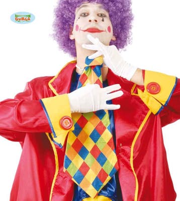 Geruite Stropdas Clown, Ophalen of Verzenden, Nieuw