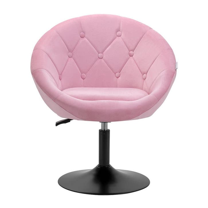 Luxe verstelbare draaistoel met fluweel - Voor kapper salon, Huis en Inrichting, Stoelen, Eén, Overige kleuren, Nieuw, Metaal