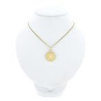 Gouden sterrenbeeld hanger; Kreeft (Hanger of bedel), Ophalen of Verzenden, Gebruikt, Goud, Overige merken