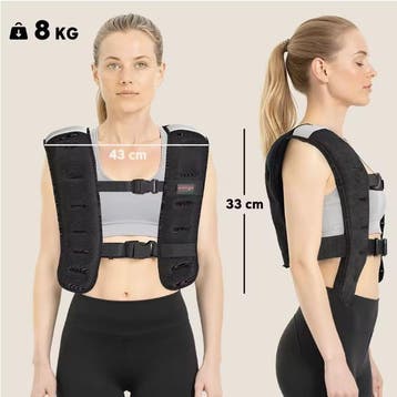 Gewichtsvest 8KG Ademend met Reflectieen Verstelbare Bandjes, Verzenden, Nieuw