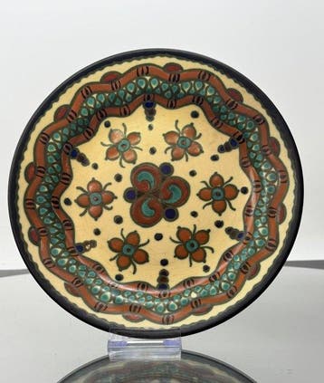 Plateelbakkerij Zuid-Holland - Wandbord - Magda - Aardewerk