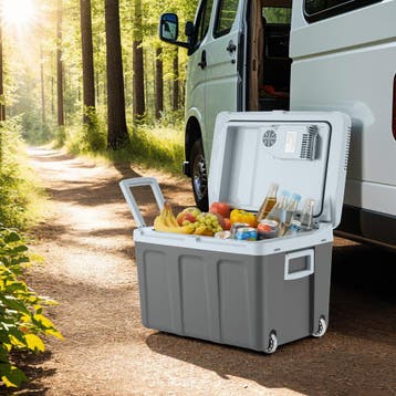 Elektrische koel- en warmtebox met handgrepen en wielen, Verzenden, Nieuw