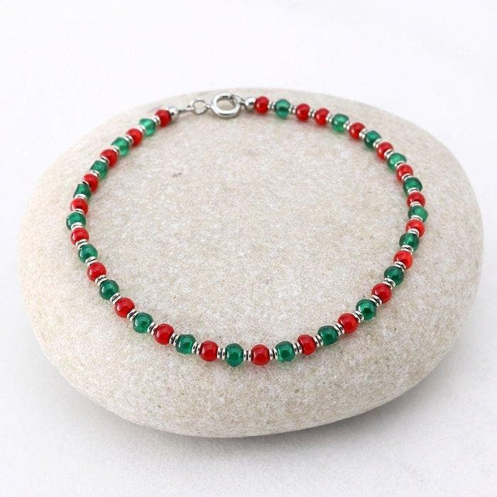 Koraal - Zilver - Armband, Verzamelen, Mineralen en Fossielen