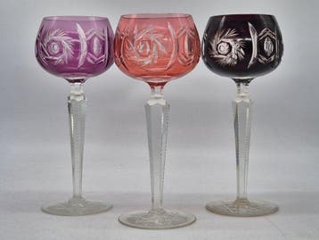 Römer Gläser Set – Bleikristall mit Schliffdekor und