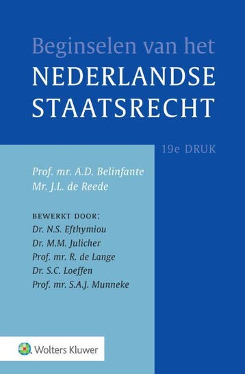 Beginselen van het Nederlands staatsrecht - A.D. Belinfante, Verzenden, Gelezen, A.D. Belinfante
