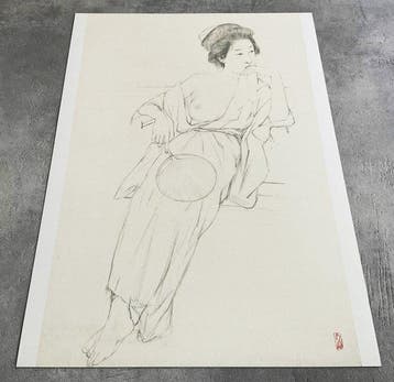 Graphite on Paper Sketch no. 14 - Uit de serie Collection, Antiek en Kunst