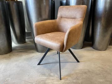 Veiling - Eetkamerstoel Manur (set van 6) Microvezel stof -, Nieuw