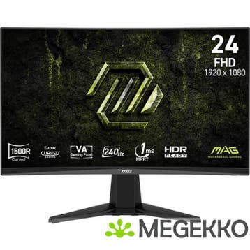 MSI MAG 245C X24 24  240Hz Curved VA Gaming Monitor, Verzenden, Nieuw, MSI
