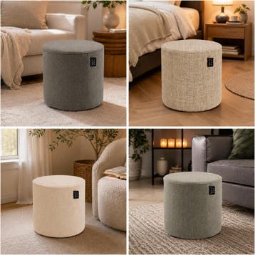 Verwarmde Cosipouf 60 x 40 cm, 4 Soorten Verwarming Tuinset, Ophalen, Nieuw