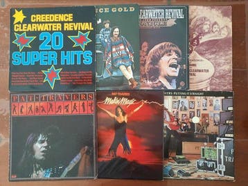 Creedence Clearwater Revival, Pat Travers - 7 x Album, Nieuw in verpakking