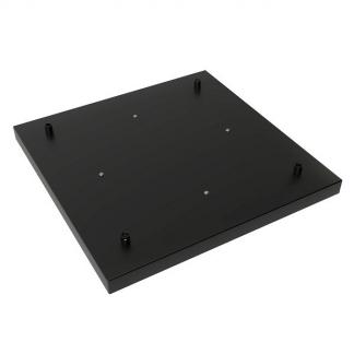 Plafondkap | Calex (Vierkant, 4 lampen, Mat zwart), Verzenden, Nieuw
